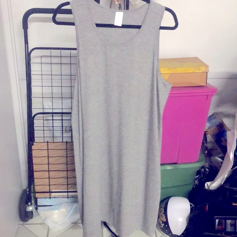 Sleeveless Dress Gray